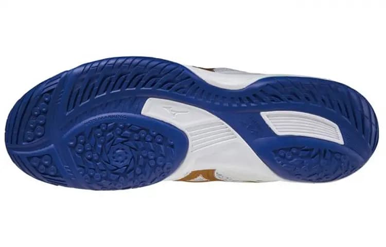 Mizuno Wave Drive 8 'White Gold Blue' 4