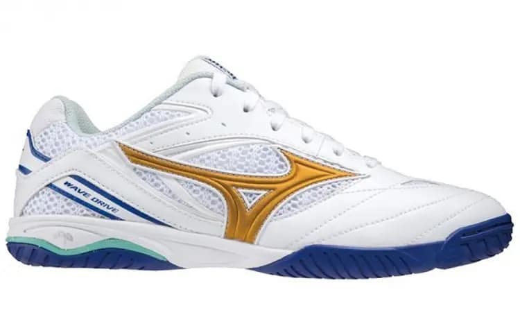 Mizuno Wave Drive 8 'White Gold Blue' 2