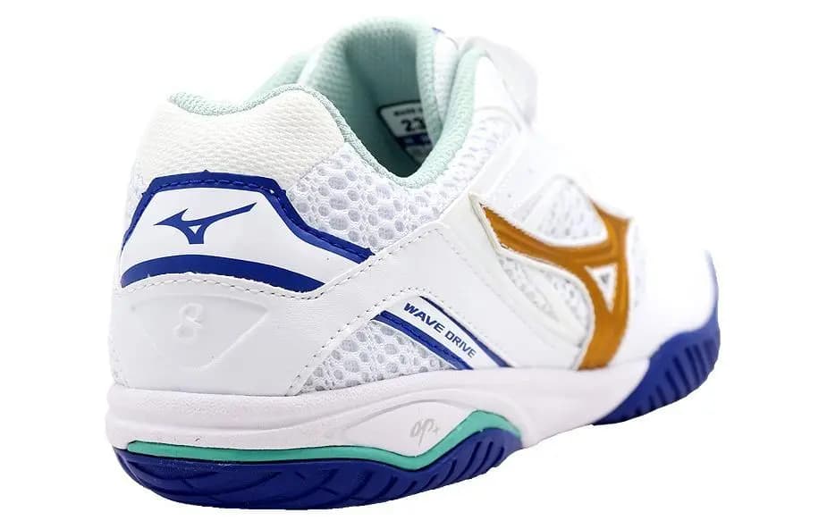 Mizuno Wave Drive 8 'White Gold Blue' 5