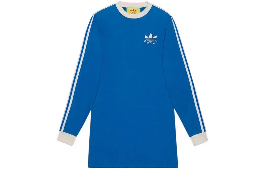 GUCCI X Adidas T-shirt Don Cobalt Blue