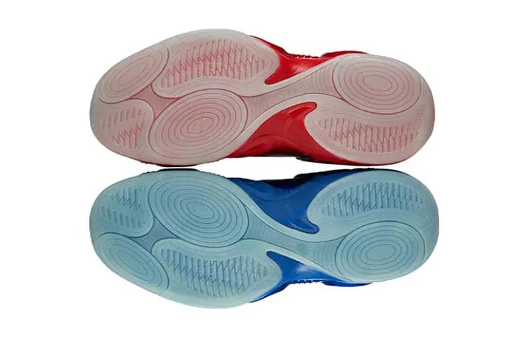 Anta Kids Alien Comfort Mid-Top Kids' Basketball Shoes Blue/Red Contrast 5