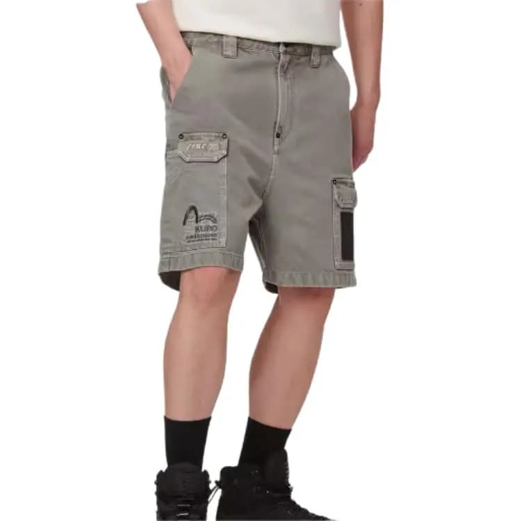 EVISU Denim Shorts Men Gray 4