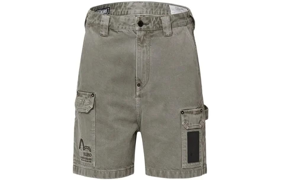 EVISU Denim Kişi Şortu Boz