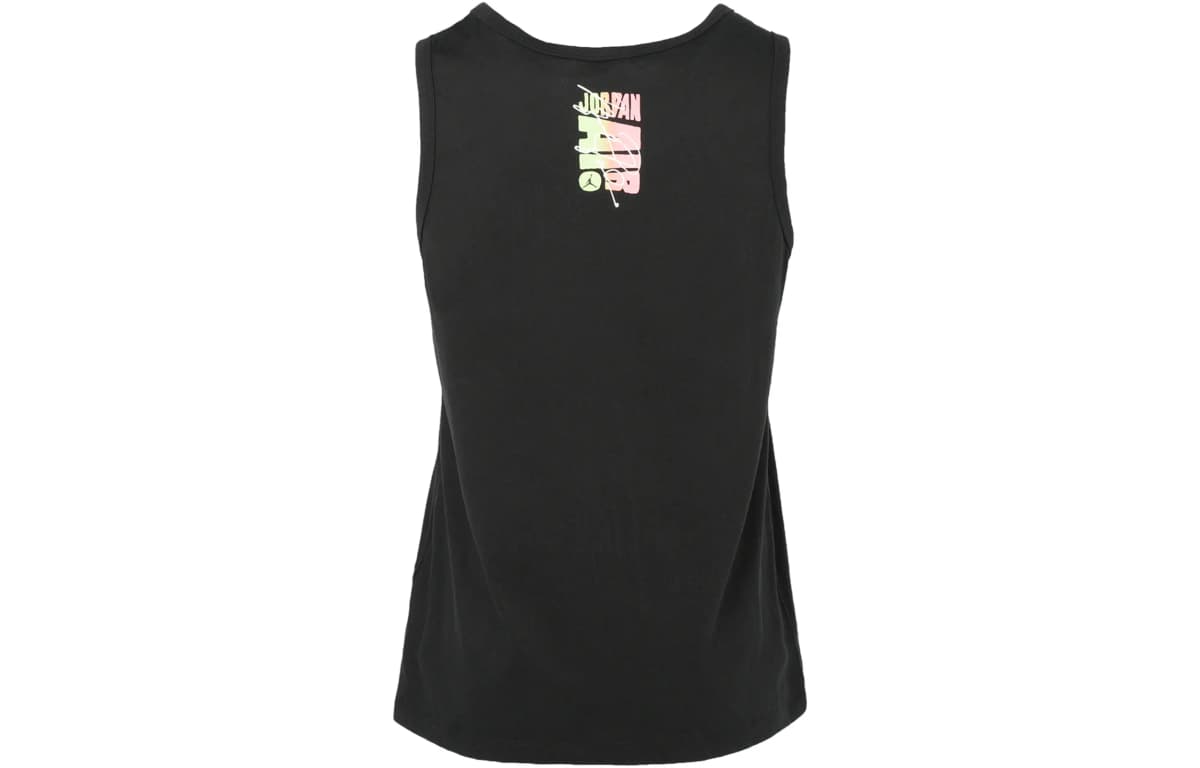 Jordan Logo Graphic Print Athletic Tank Top Men's Black 2