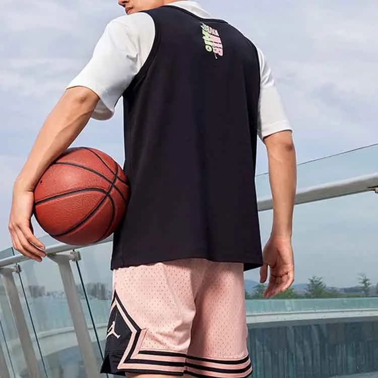 Jordan Logo Graphic Print Athletic Tank Top Men's Black 8