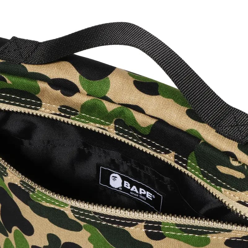 A BATHING APE Kamuflajlı Səyahət Çantası Unisex 3
