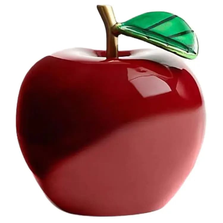 COACH Resin Metal Apple Shoe Charm Red