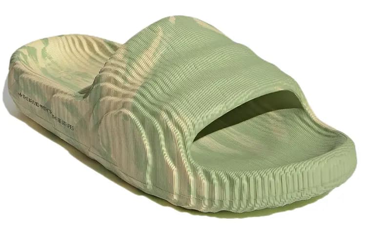 Adidas Originals Adilette 22 Slides Magic Lime St Desert Sand 3