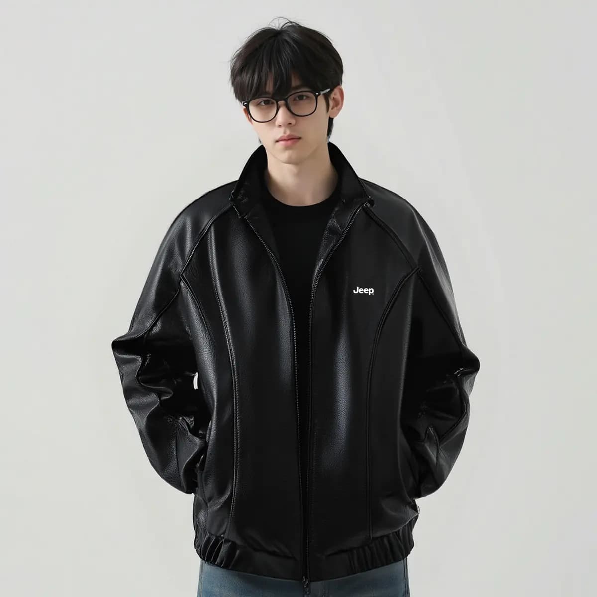 Jeep Wrangler Series Leather Jacket Unisex 8