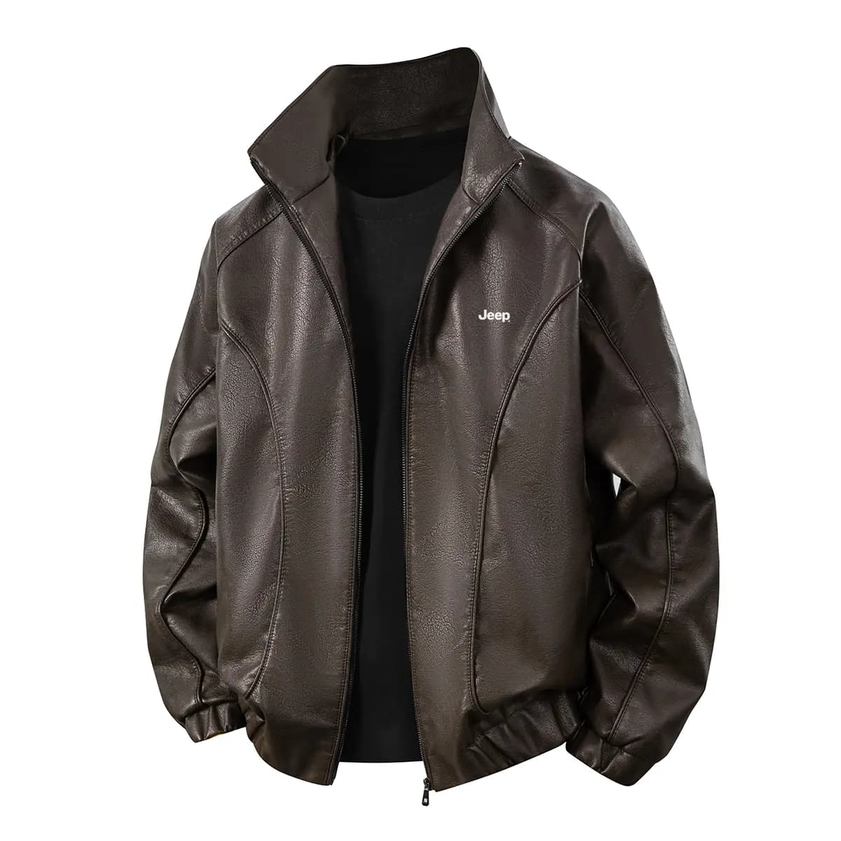 Jeep Wrangler Series Leather Jacket Unisex