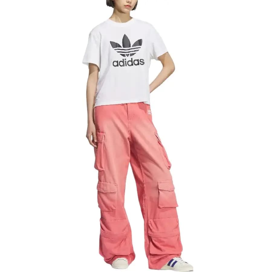 adidas Originals FW25 TEAM MULTICARGO DENIM PANT Qadın Karqo Şalvar 4
