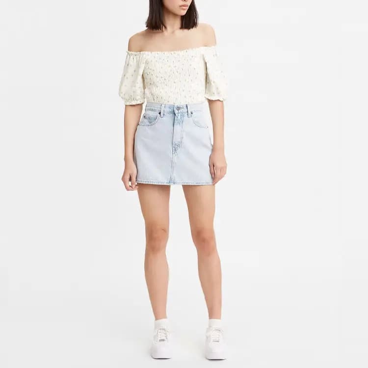 Levis Qadın Denim Ətək Mavi 3