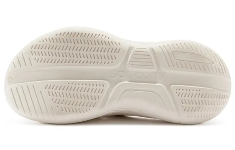 Saucony Cradle Slip Resistant Abrasion Resistant Casual Slippers Unisex Black White 2