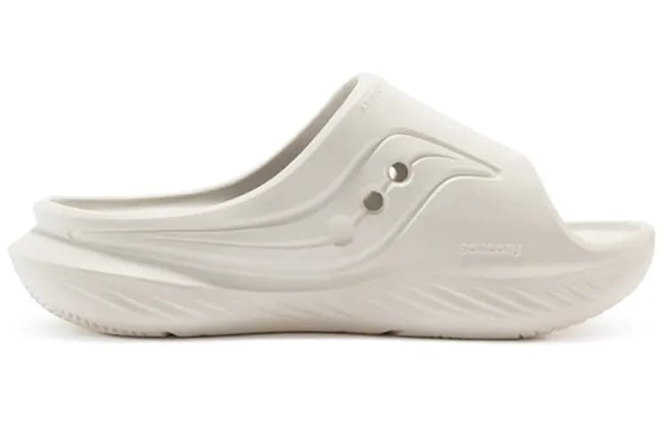 Saucony Cradle Slip Resistant Abrasion Resistant Casual Slippers Unisex Black White 4