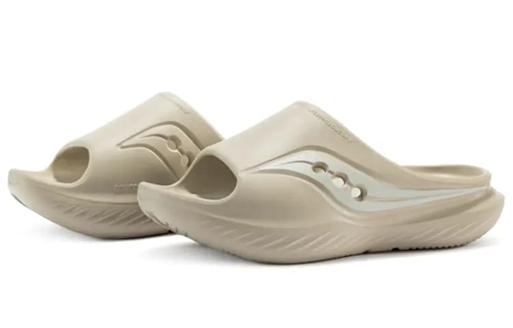 Saucony Cradle Slide Unisex Sürüşmə Ayaqqabısı Bej 3