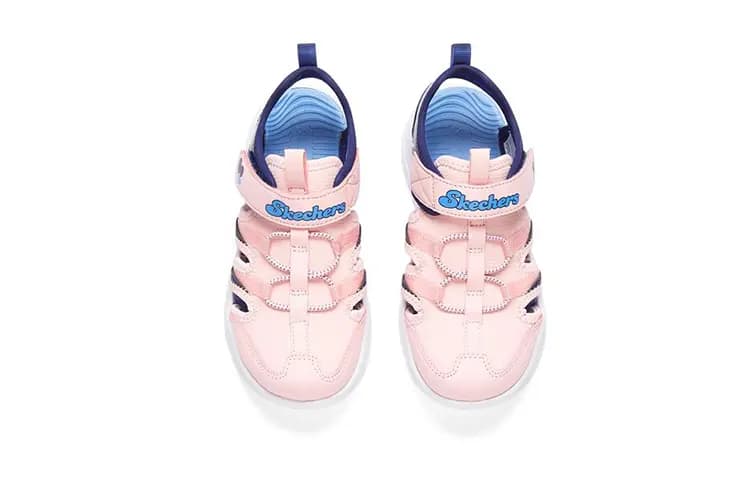Skechers Flex Splash Uşaq Sandalı Çəhrayı/Göy 4