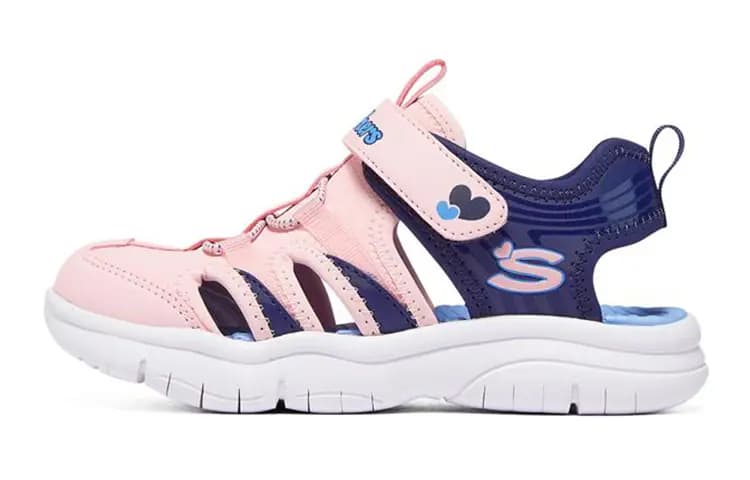 Skechers Flex Splash Uşaq Sandalı Çəhrayı/Göy