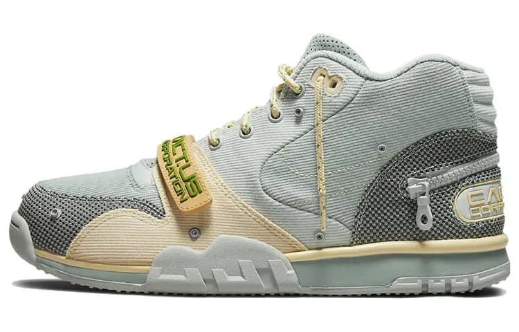Nike X Travis Scott Air Trainer 1 Sp 'Grey Haze Olive Aura Canvas'