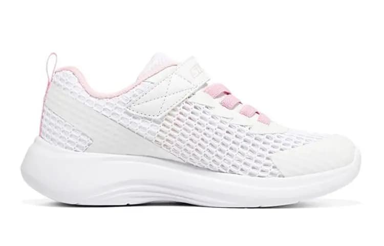 Big Kid Skechers Selectors Athletic Casual Shoes White-Pink 2