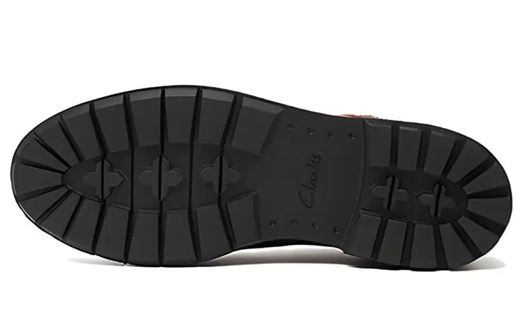 Clarks Dəri Derby Kişi Klassik Ayaqqabısı Tünd Qəhvəyi 4