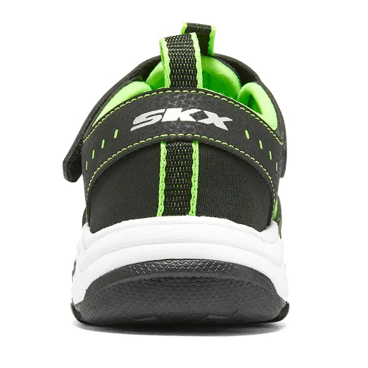 Skechers Uşaq Sandalet Qara/Yaşıl 5