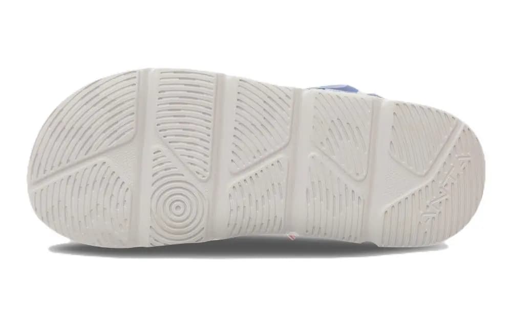 Big Kids Anta Breathable Open-Toe Beach Sandals White-Blue-Pink 2
