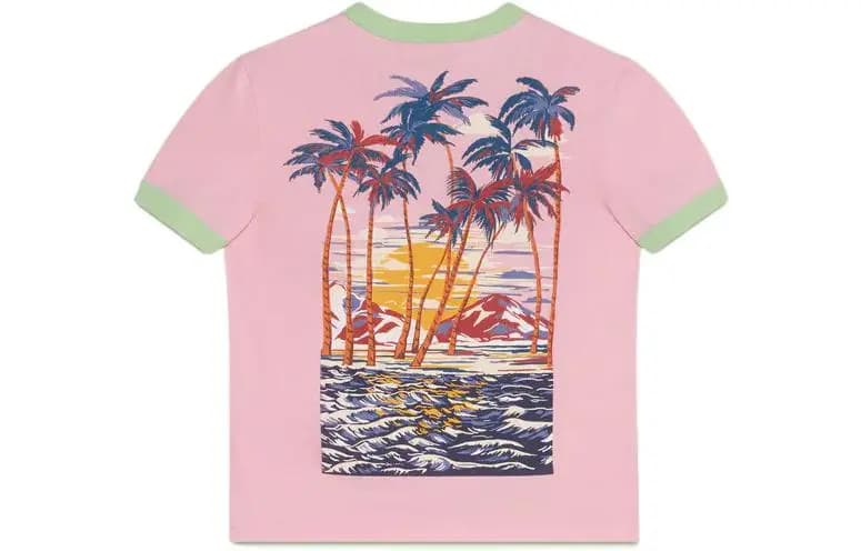 GUCCI Crop Top Qadın Çəhrayı