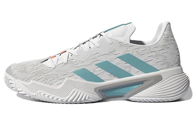 Adidas Barricade Parley Qadın Tennis Ayaqqabısı Ağ/Boz