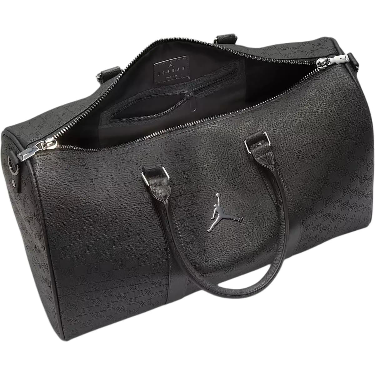 Jordan 25L Polyurethane Travel Bag Unisex Black 4