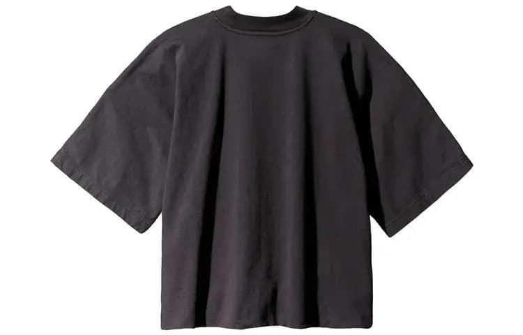 YEEZY Engineered By Balenciaga Cropped Logo No Seam Tee 2