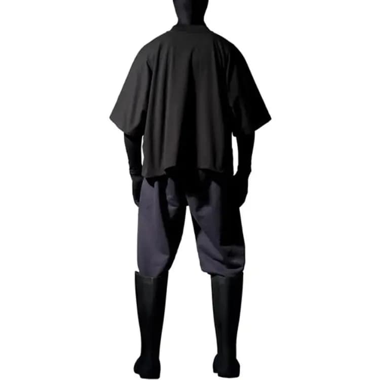 YEEZY Engineered By Balenciaga Cropped Logo No Seam Tee 4