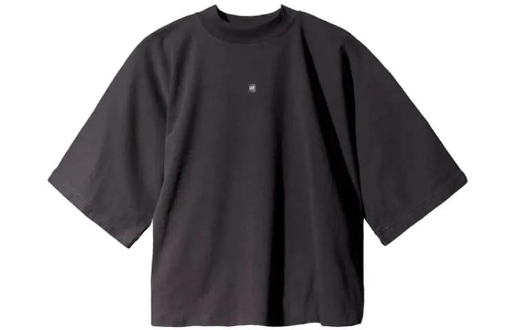 YEEZY Engineered By Balenciaga Cropped Logo No Seam Tee