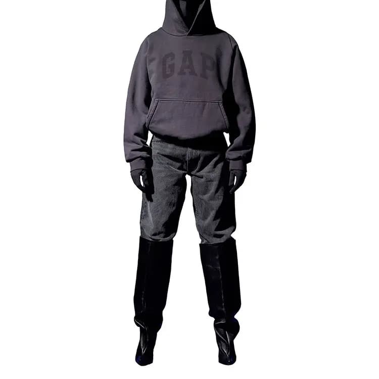Balenciaga X YEEZY X Gap X Balenciaga Sweatshirt Unisex Qara 3