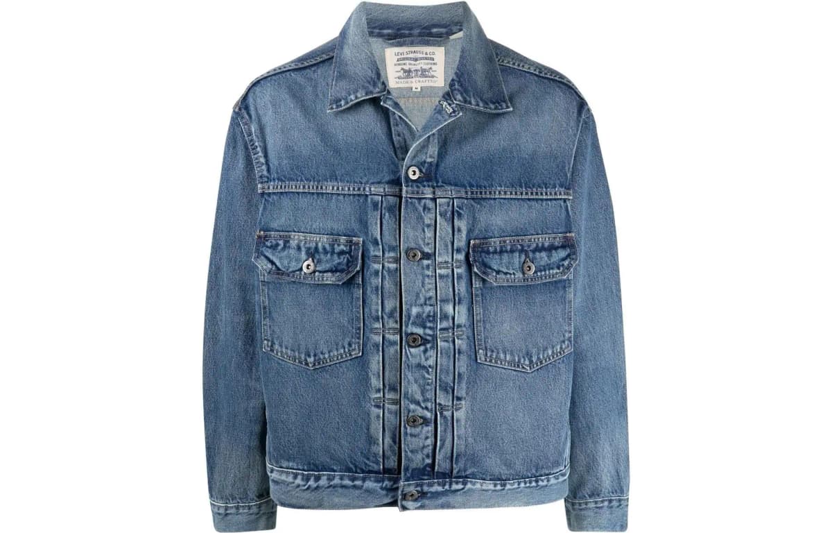 Levis SS22 Denim Jacket Kişi Göy