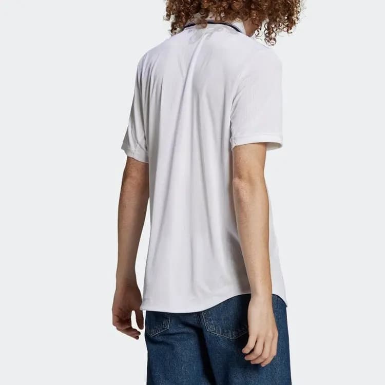 Adidas Real Madrid Kişi Polo Köynəyi Ağ 4