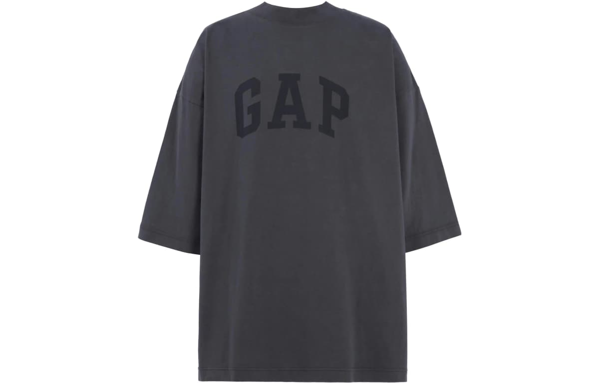 Balenciaga X YEEZY X Gap X Balenciaga Köynək Unisex Tünd Boz 4