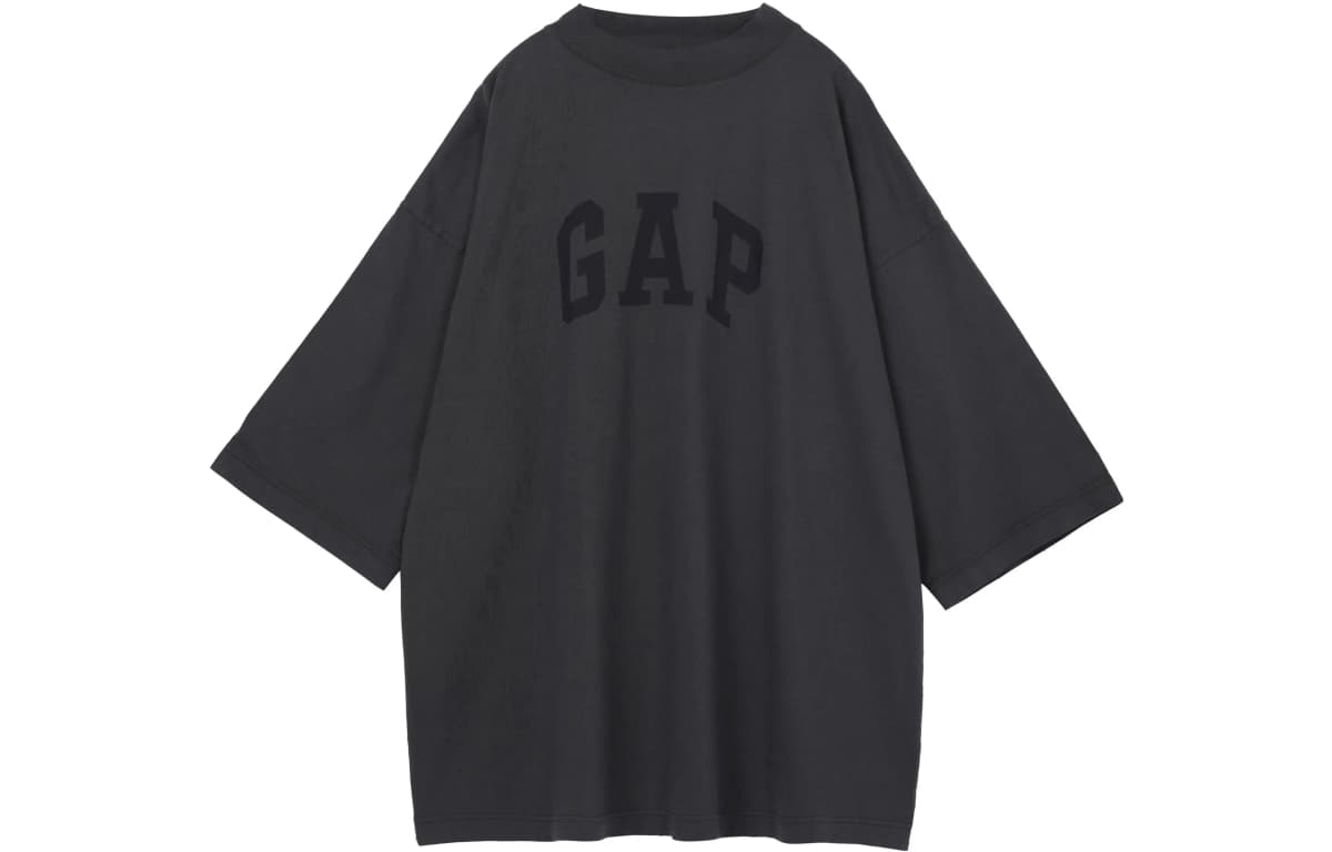Balenciaga X YEEZY X Gap X Balenciaga Köynək Unisex Tünd Boz 2