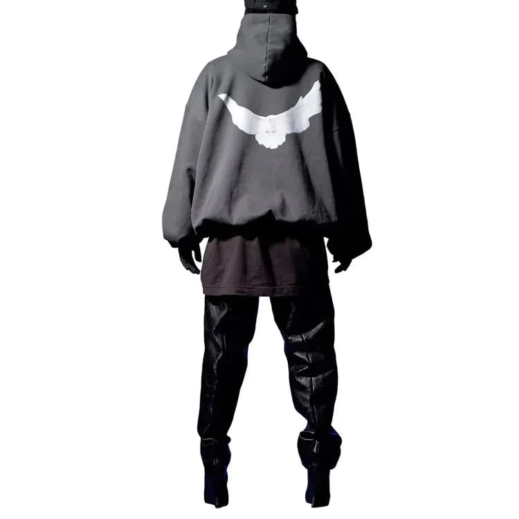 YEEZY x Gap x Balenciaga Dove Hoodie Unisex Tünd Boz 6