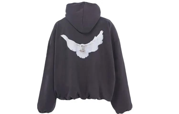 YEEZY x Gap x Balenciaga Dove Hoodie Unisex Tünd Boz