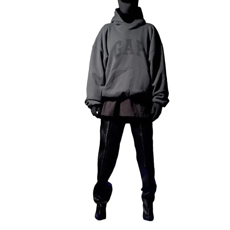 YEEZY x Gap x Balenciaga Dove Hoodie Unisex Tünd Boz 4