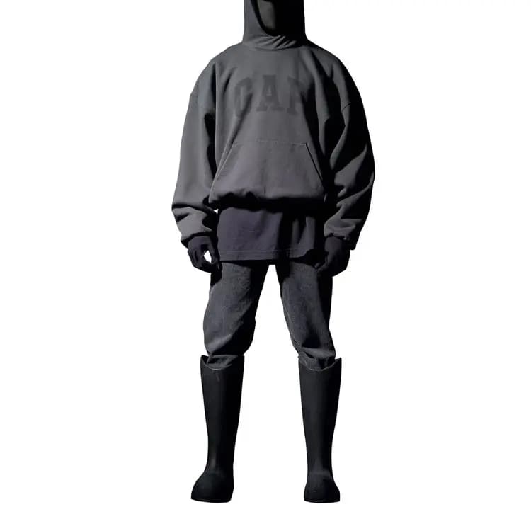 YEEZY x Gap x Balenciaga Dove Hoodie Unisex Tünd Boz 3