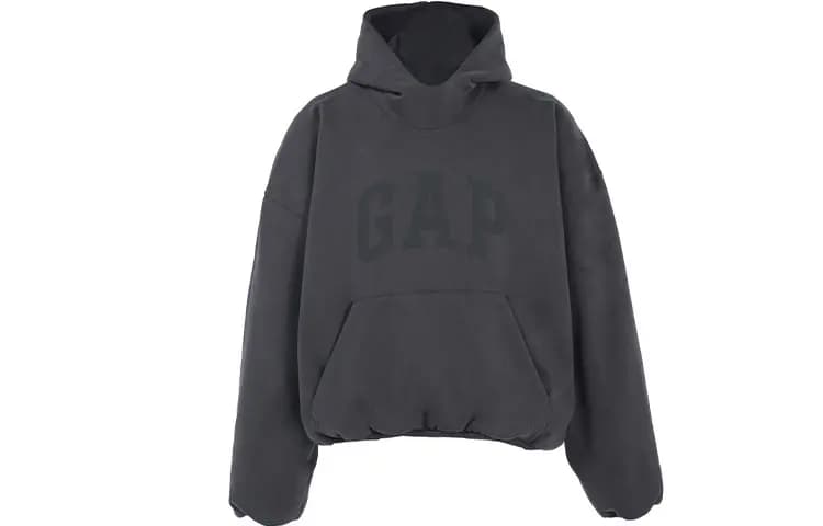 YEEZY X GAP X Balenciaga Dove Hoodie Tünd Boz 2
