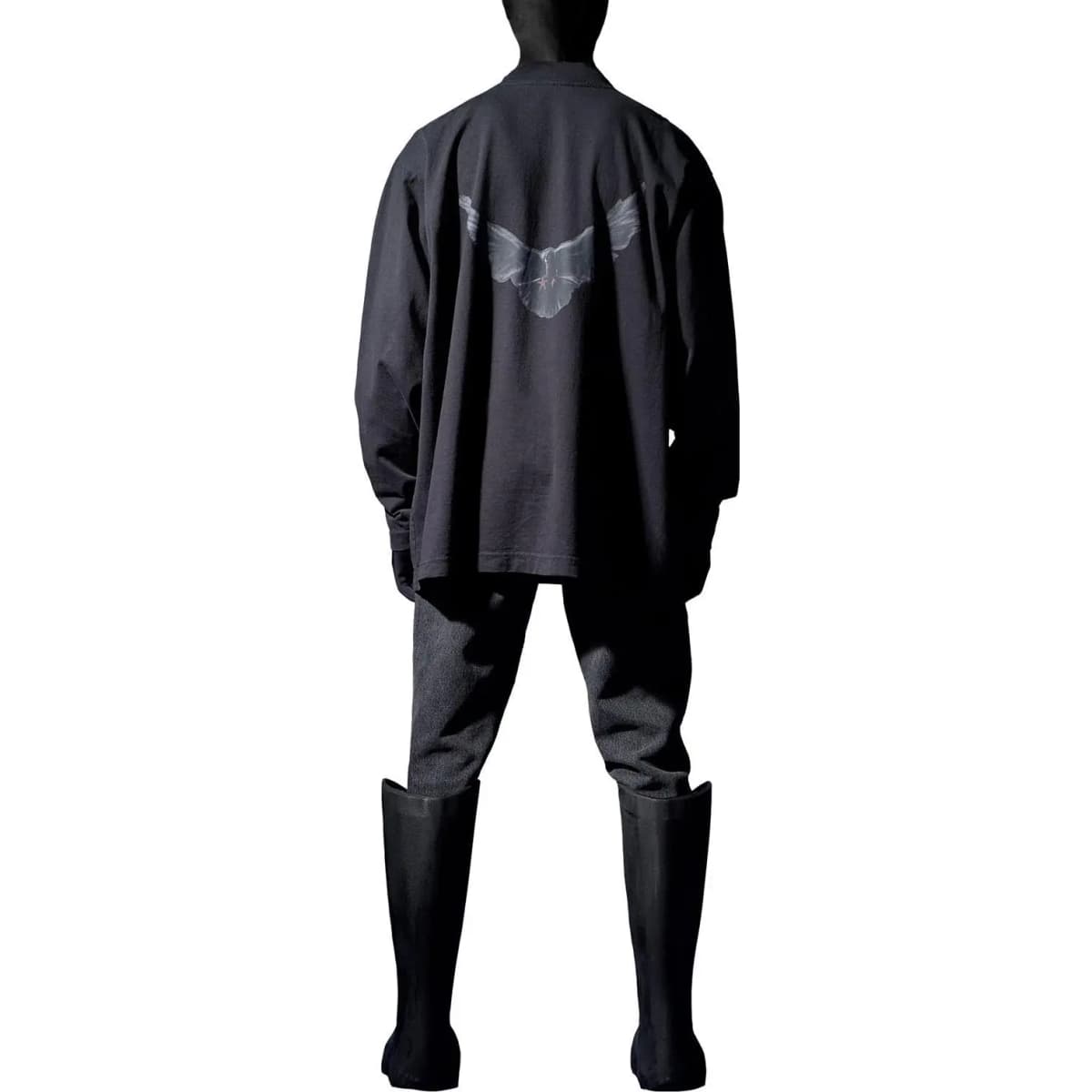 Balenciaga X YEEZY Köynək Unisex Qara 3