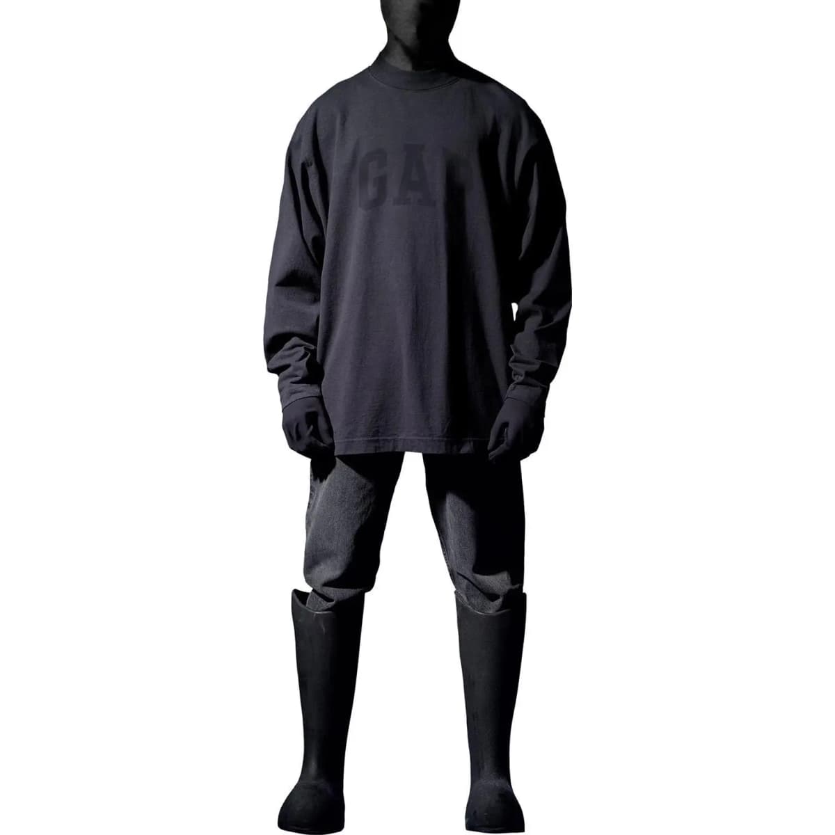 Balenciaga X YEEZY Köynək Unisex Qara 4