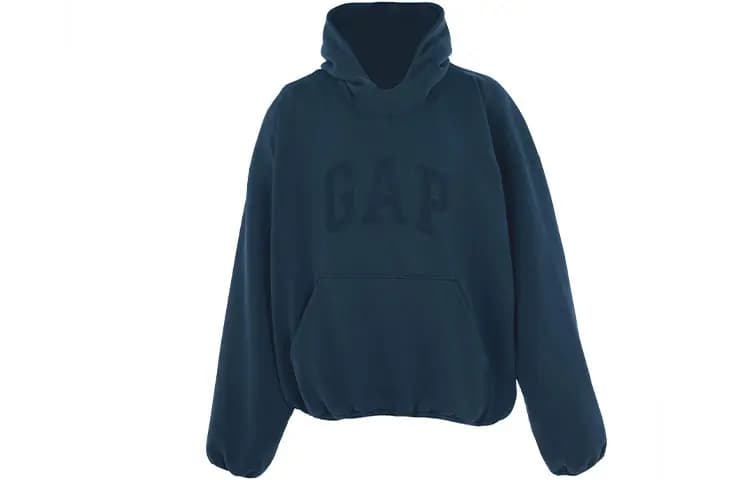 YEEZY x Gap x Balenciaga Dove Unisex Hudi Tünd Göy 2
