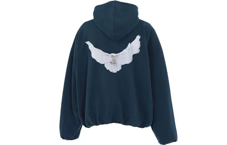 YEEZY x Gap x Balenciaga Dove Unisex Hudi Tünd Göy