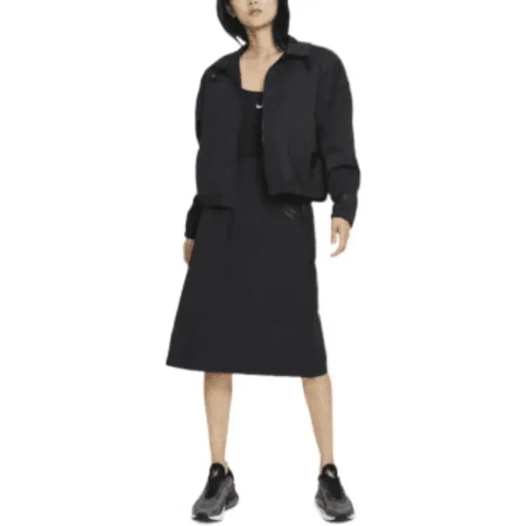 Nike SPORTSWEAR TECH PACK Casual Long Skirts Women's Black 3
