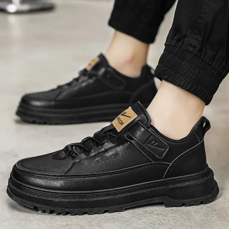 Warrior Fashion Simple Trendy Versatile Daily Commuter Work Boots Men's 8