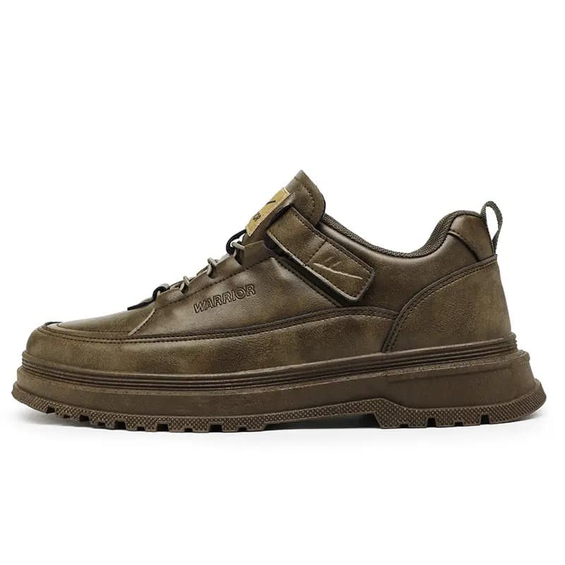 Warrior Fashion Minimalist Trendy Versatile Daily Commute Work Boots Men's Khaki