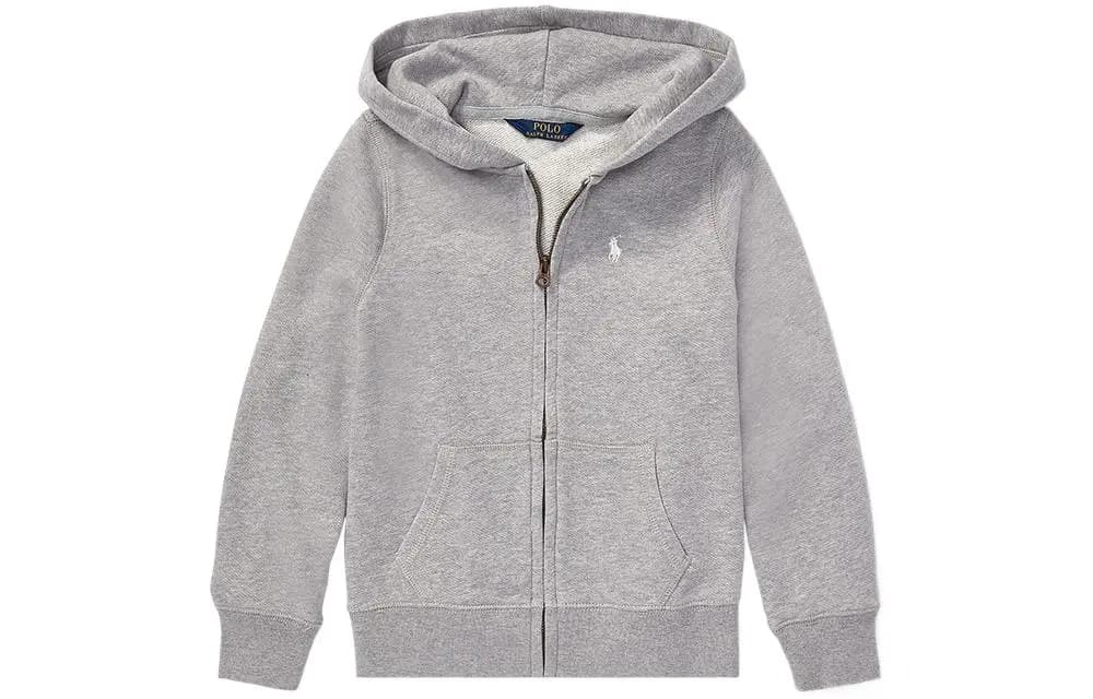 Polo Ralph Lauren Qızlar üçün SS22 Zip Hoodie Boz